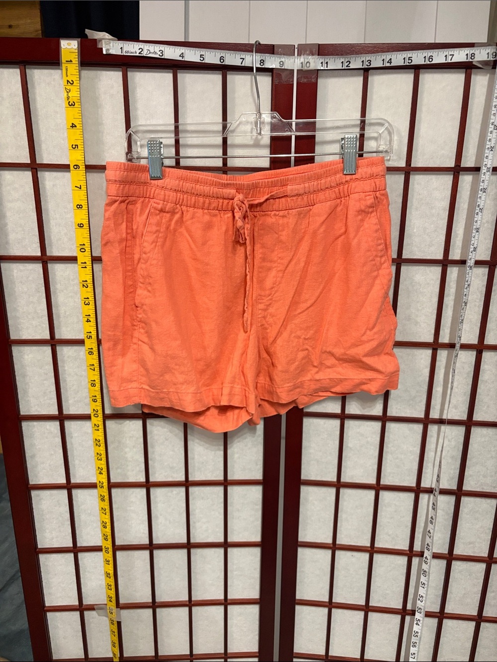 Old Navy Orange Drawstring Lounge Athletic Shorts